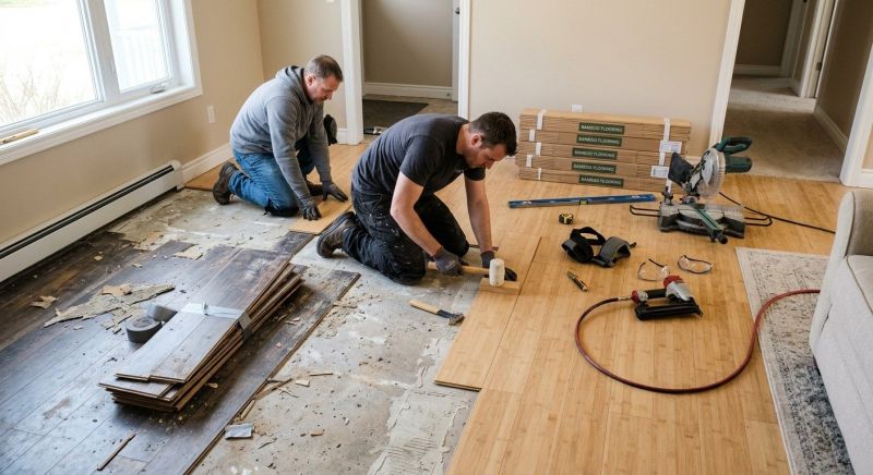 Bamboo Flooring Installation in Kirkland, WA