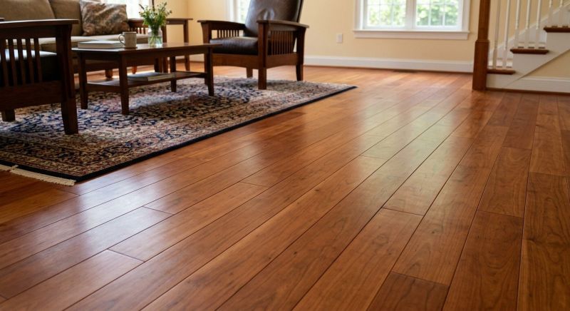 Cherry Floor Installation in King County, WA