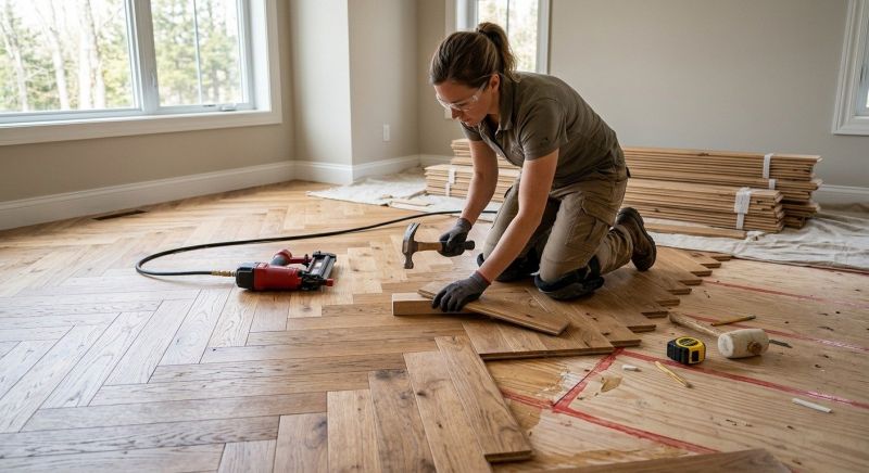 Hardwood Floor Installation in Bothell, WA