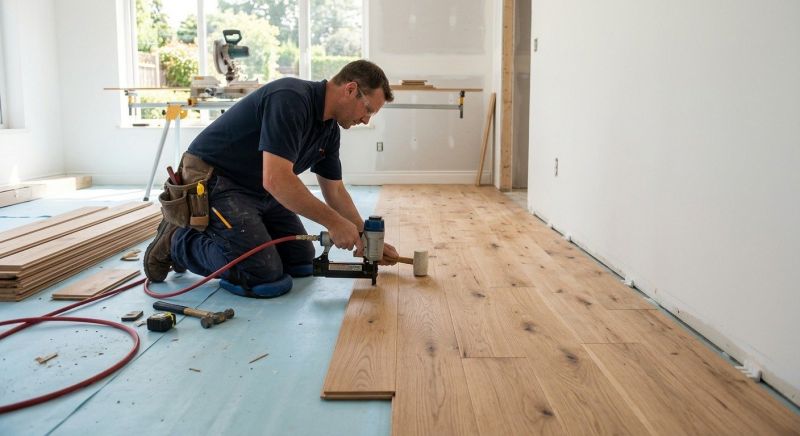 Hardwood Floor Installation in Edmonds, WA
