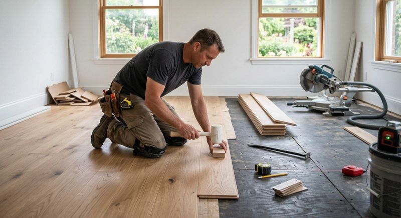 Hardwood Floor Installation in Mukilteo, WA