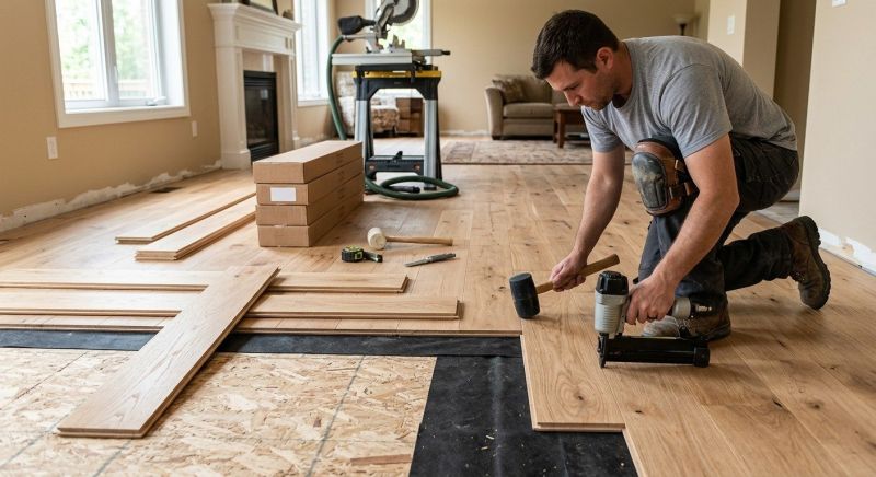 Hardwood Floor Installation in Snohomish County, WA