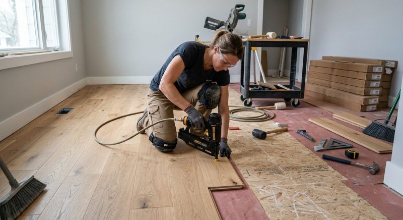 Hardwood Floor Installation in Vashon, WA