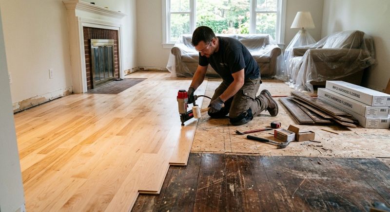 Maple Flooring Installation in King County, WA