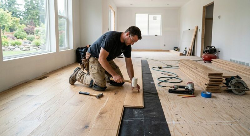 Oak Floor Replacement in Kirkland, WA