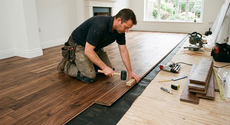Walnut Flooring Installation in Kirkland, WA