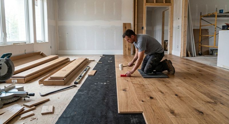 Wide Plank Floor Installation in Kirkland, WA