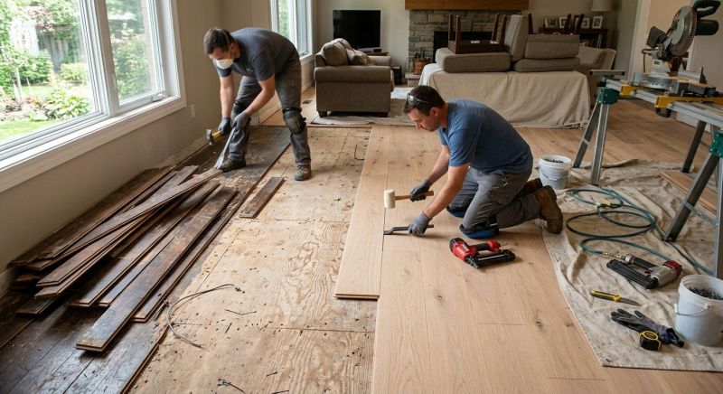 Wood Floor Replacement in Kirkland, WA