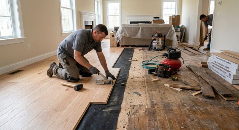 Wood Floor Replacement in Vashon, WA