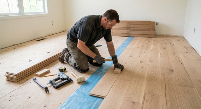 Wood Floor Replacement in Vashon, WA